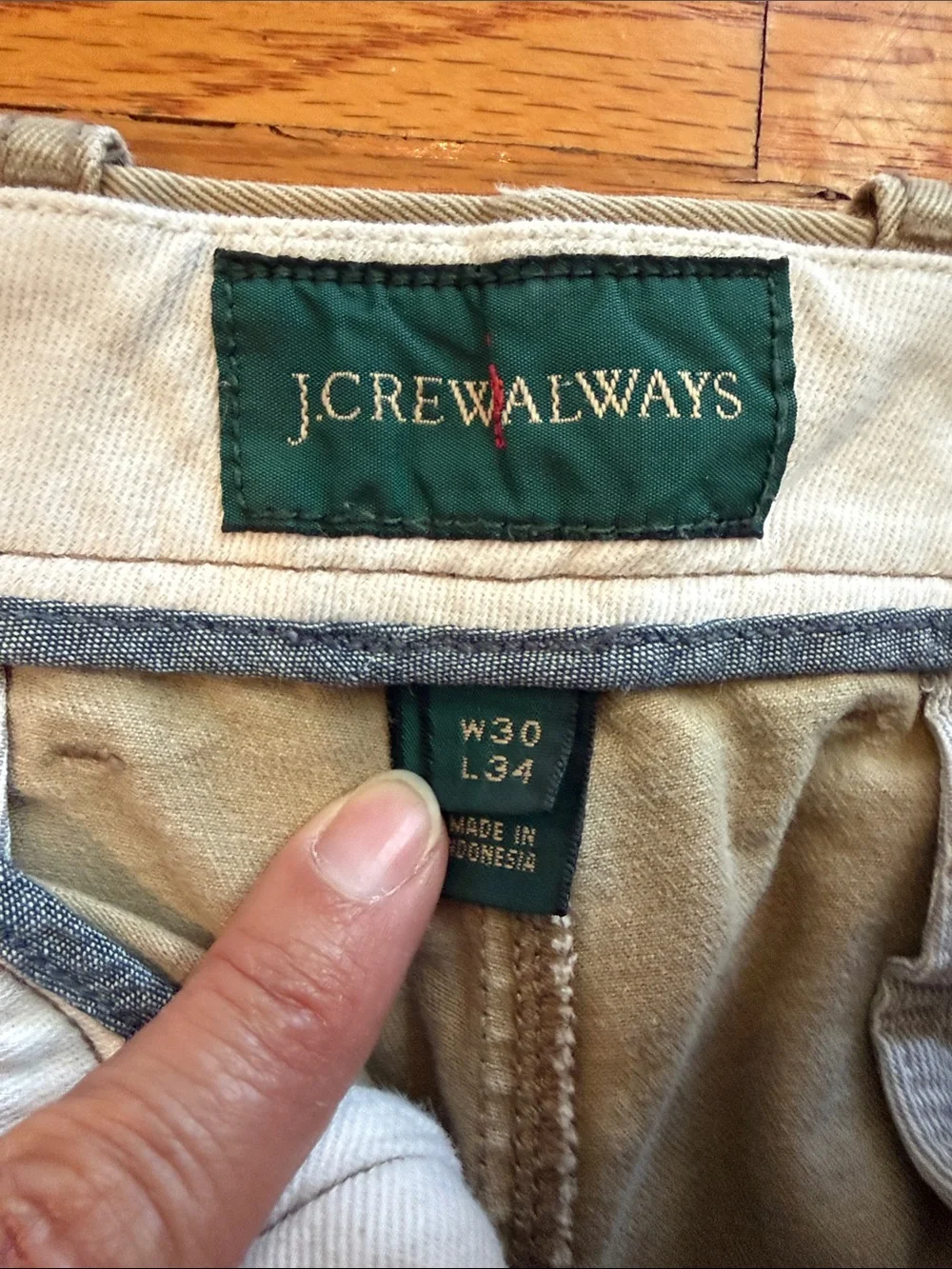 J. Crew Men's Chinos in Khaki